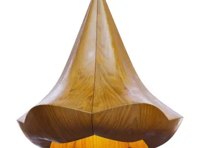 Laszlo Tompa Flower pendant light 3D model