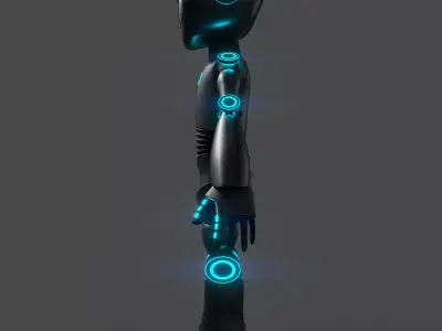Male Robot Character 3D model