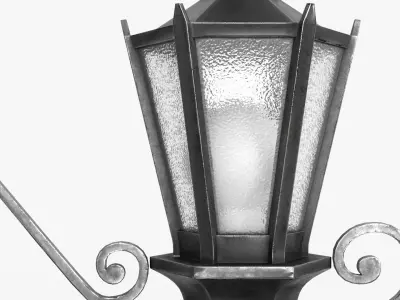 Street Light v4 Low-poly 3D model