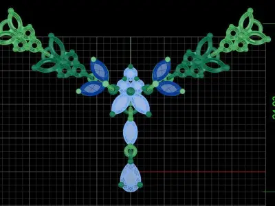 Pendant 0034 3D print model