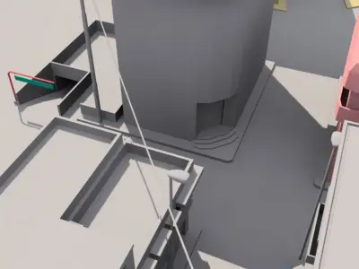 Small town 1 Free 3D model