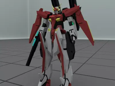 GN-007AL  Arios Gundam Ascalon 3D model