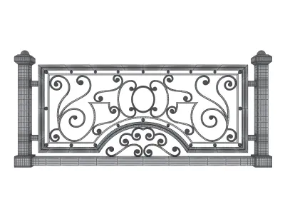 metal Low-poly 3D model