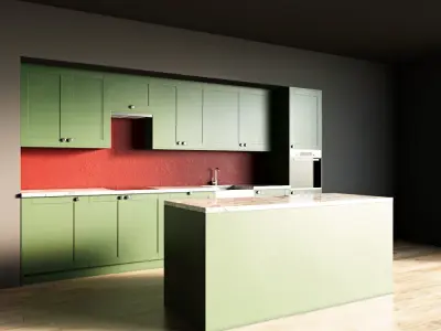 70-Kitchen10 matte 6 3D model