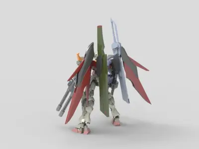 Gundam 00 Heavy 3D model