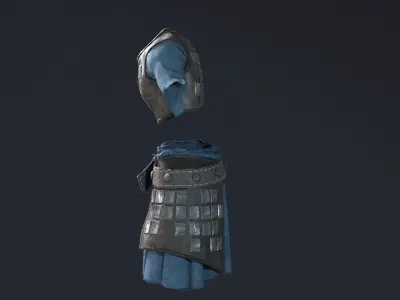 Light Armor Low-poly 3D model