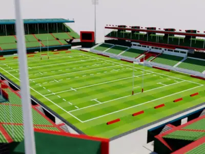 The Sevens Stadium - Dubai UAE 3D model