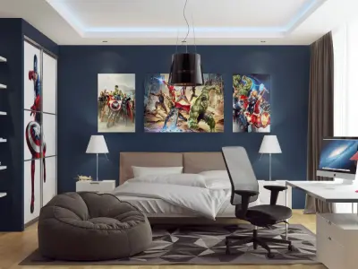 Kid Bedroom 3D model