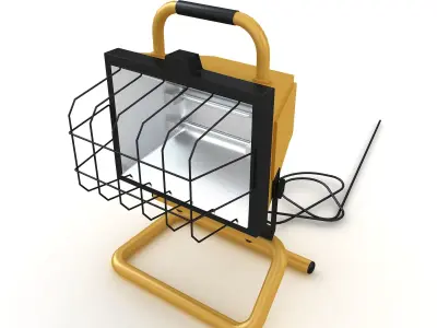 Halogen Work Lamp 3D model