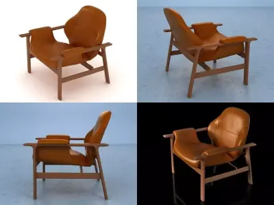 Veronica armchair 3D model