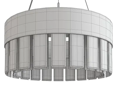 Solaris 500 Pendant by CTO Lighting Low-poly 3D model