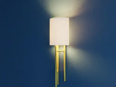 Modern Wall Lighting Low-poly 3D model