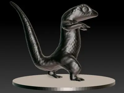 LIZARD GECKO 3d model Hi Poly model 3D print model