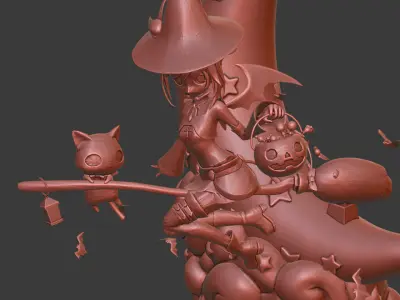 Little Witch 3D print model