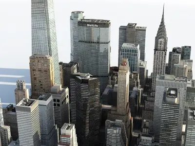  Manhattan District 02 Low Poly Updated 