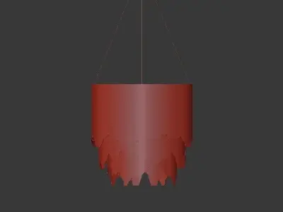 Week chandelier 3D model
