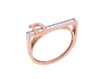  Women Ring MTL 3dm STL OBJ FBX Details 3D print model 72