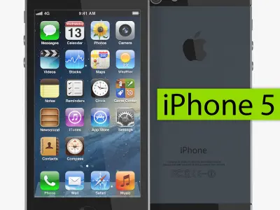 Apple iPhone 5 3D model
