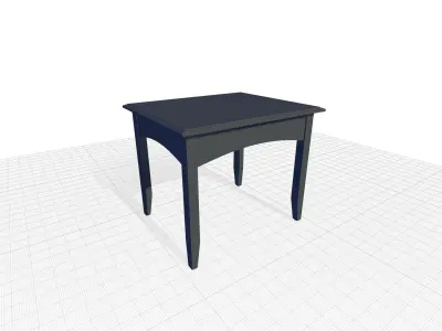 Shaker End Table 3D model