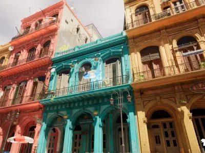 Havana Street Environment Low-poly 3D model