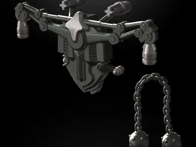 Durge CW 2003 One12 Scale Articulation 3D STL files 3D print model
