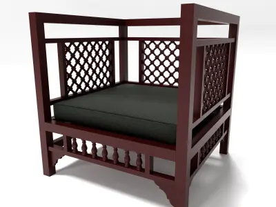 Arabesque seats 3D model
