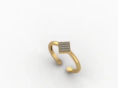 Ring - Gold - Silver 3D print model