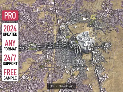 Saudi Arabia 3D Model Pack