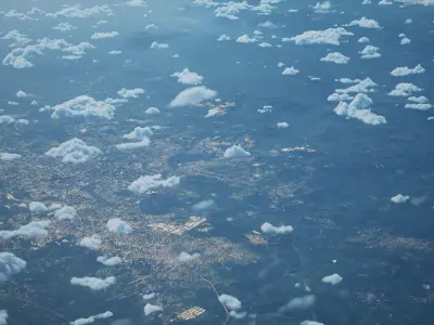 Santiago Dominican Republic City Landscape 3D Model 3D model