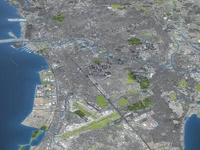 Manila Low-poly 3D model