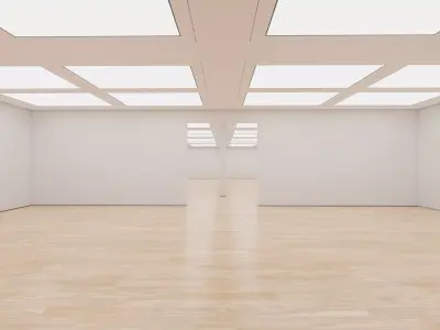 Art Museum Gallery Interior 41 Low-poly 3D model