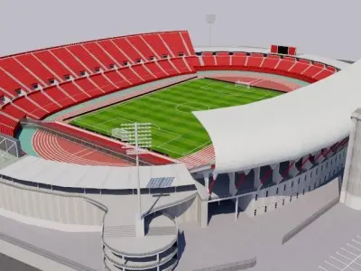 Estadio de Son Moix - Mallorca 3D model
