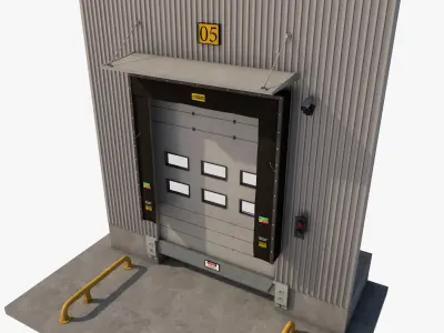 Loading Dock Door 2 3D model