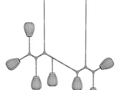 SMYTH CHANDELIER Low-poly 3D model