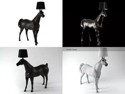 Horse Lamp 3D model