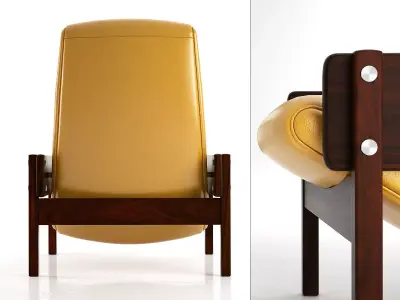 Vronka lounge chair 3D model