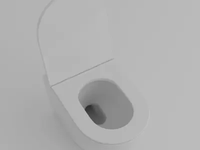  Mounted Urinal - High-Quality Architectural Asset Low-poly 3D model