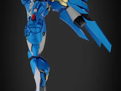 Overwatch 2 Pharah Armor for Cosplay 3D print model