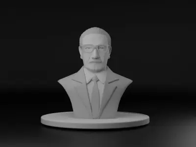 Salvador Allende 3D model