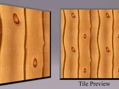 Cartoon Wood Textures Pack 44 - 10x PNG  Texture