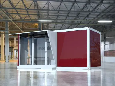 Modular office 15m2 3D model