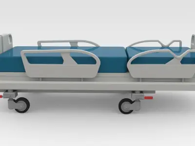 ICU Bed 3D model