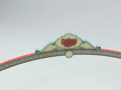 Gaslight Quarter Arch 3D model
