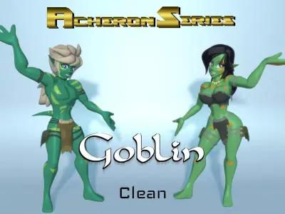 Acheron Goblin Clean Low-poly 3D model