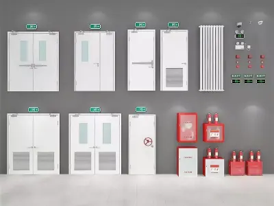 Building Evacuation Collection 3D model