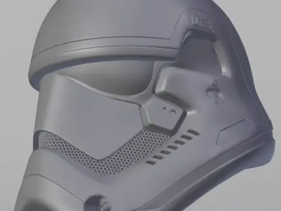 Star Wars Stormtrooper helmet - First Order Low-poly 3D model