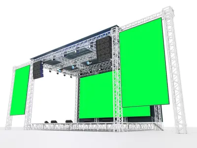 Concert Stage 06 3D model