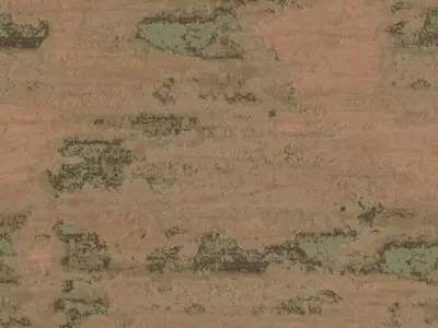 Weathered Mossy Concrete Stone PBR Texture
