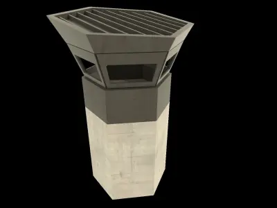 military assets Low-poly 3D model