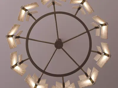Rosetta Chandelier by Bella Figura 3D model